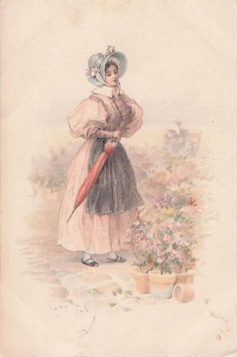 Ansichtskarte Fräulein