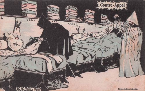 Künstler Ak Contre Appel, schlafende Soldaten, Soldatenleben, Französische Soldaten