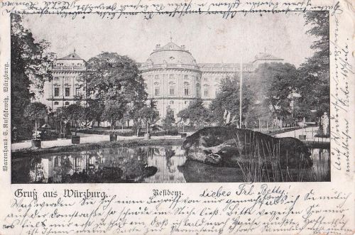 AK / Ansichtskarte Wuerzburg Residenz Wuerzburg
