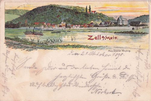 Lithographie Zell am Main