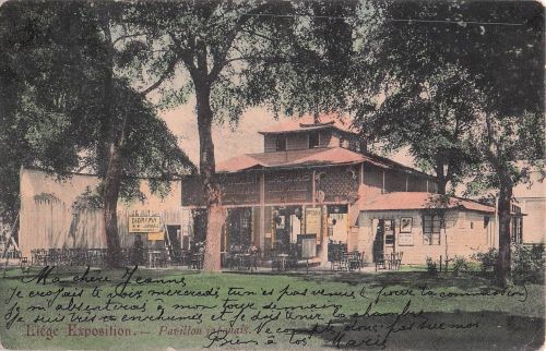 Liége Exposition. - Pavillon japonais.