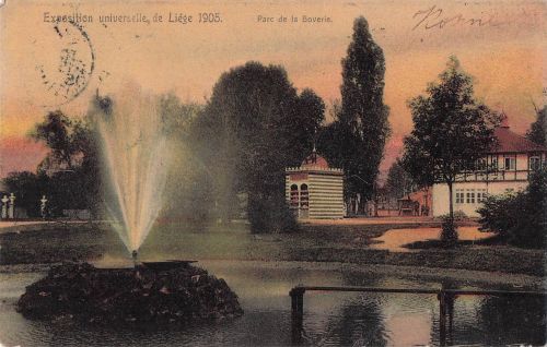 Exposition universelle de Liége 1905. Parc de la Boverie.