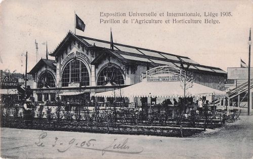Exposition Universelle et Internationale, Liége 1905. Pavillon de l'Agriculture et Horticulture Belge.