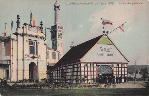 Exposition universelle de Liége 1905. Ferme Westphalienne.