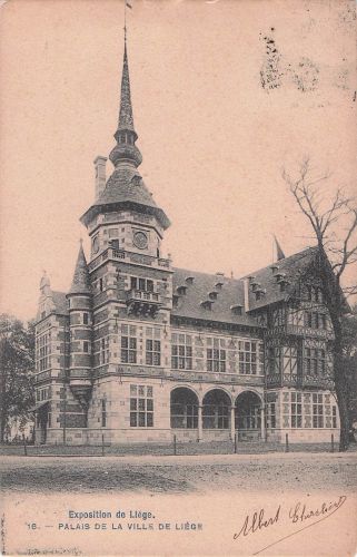 Exposition de Liège. 16. PALAIS DE LA VILLE DE LIÉGE