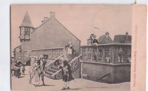 VIEUX LIÉGE (EXPOSITION 1905) Plate forme Gothique