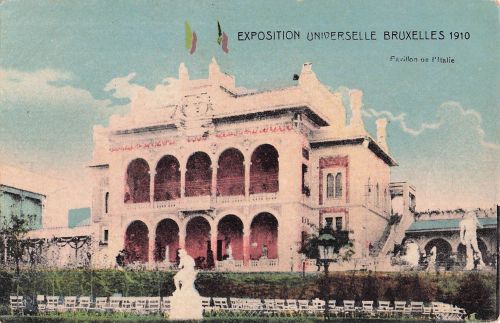 EXPOSITION UNIVERSELLE BRUXELLES 1910 Pavillon de l'Italie