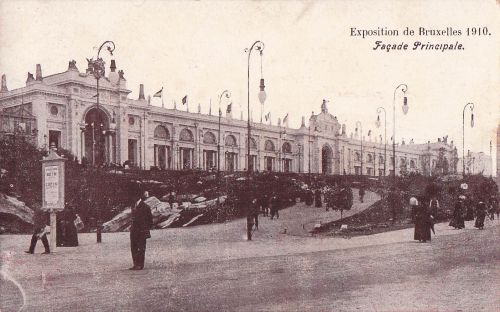Exposition de Bruxelles 1910. Façade Principale.