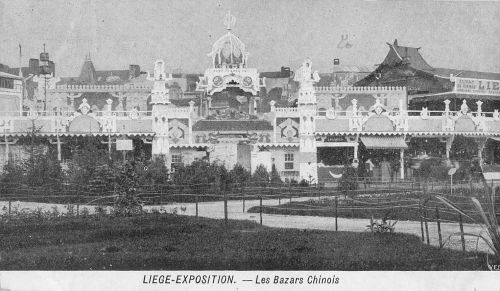 LIEGE-EXPOSITION. - Les Bazars Chinois