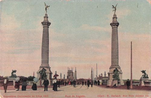 Exposition Universelle de Liège 1905. Pont de fragnée. Depot: H. Gerland. Rue Hors châtean 150.