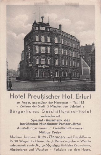 Hotel Preußischer Hof, Erfurt