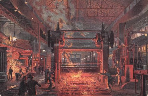 Handwerk Rott Gussstahlfabrik Panzerplatten Walzwerk Kat. Unterdietfurt