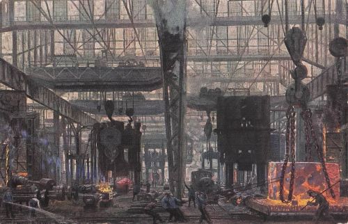 Essen Gussstahlfabrik Pressbau II Beruf Industrie