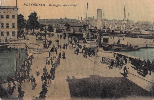 Rotterdam Boompjes open Brug