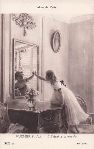 Salons de Paris. MUENIER (J.-A.). L'Enfant à la mouche.