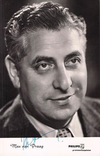 Max van Praag original Autograph