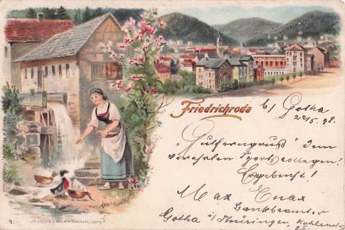 Friedrichroda Muehle Enten Kat. Friedrichroda