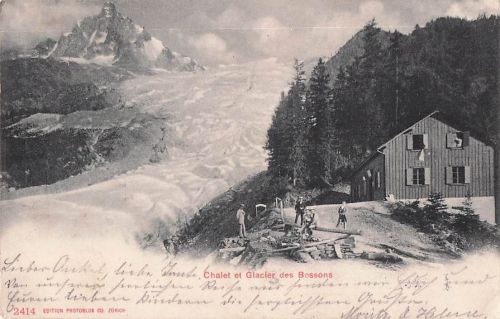 Chamonix Pavillon et Glacier des Bossons Esel / Chamonix-Mont-Blanc /Arrond. de Bonneville