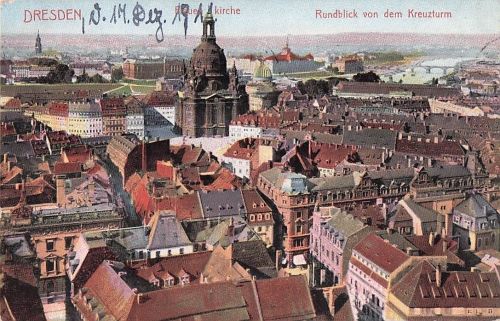 DRESDEN, Rundblick von dem Kreuzturm.