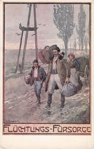Kuenstlerkarte R Moser Fluechtlingsfuersorge Kat. Kuenstler