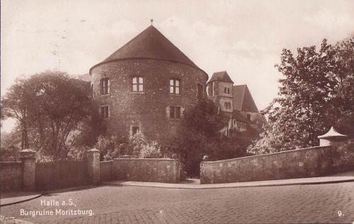 Halle a.S., Burgruine Moritzburg.