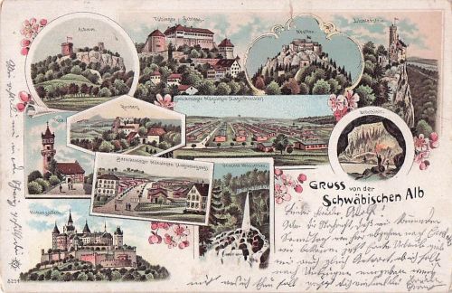 AK / Ansichtskarte Muensingen Teck Tuebinger Schloss Lichtenstein Rechberg Kat. Muensingen