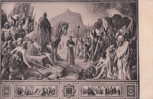 Wislicenus Karl der Große zerstört die Irmensäule.