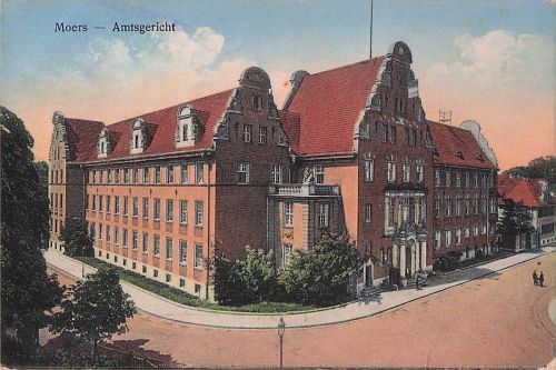 Ansichtskarte Moers Amtsgericht
