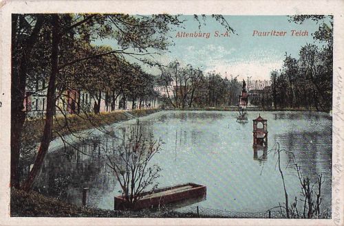 Altenburg_Thueringen Pauritzer Teich Entenhaus Altenburg Thueringen