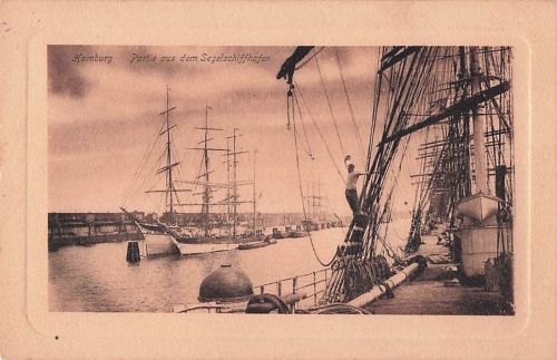 Hamburg Partie aus dem Segelschiffhafen