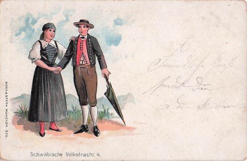 Schwäbische Volkstracht. 4.