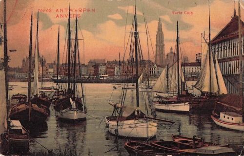 AK Anvers, Le Bassin des Yachts à Sainte-Anne
