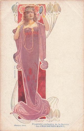 Illustratoren Nr. 732 A Identifier Woman Madame Sorel Siehe Zustand