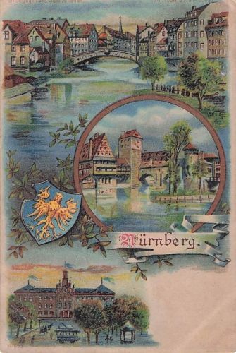 Nürnberg, Partie am Henkersteg, Halt gegen das Licht: Vollmond