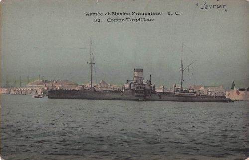 Armée et Marine Françaises Y. C. 32. Contre-Torpilleur