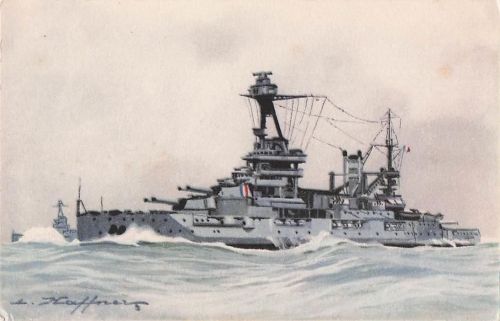 französische Schlachtschiff Lorraine