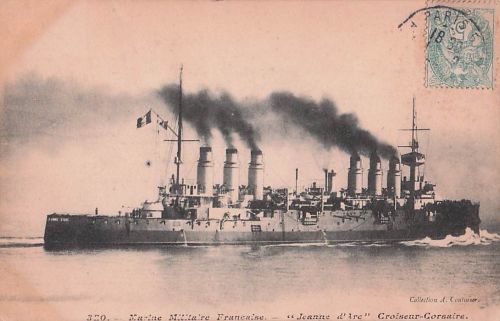Marine Mare Francaise. Jeanne d'Are" Croiseur-Corsaire.