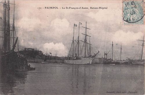 172-PAIMPOL Le St-François-d'Assise, Bateau-Hôpital -