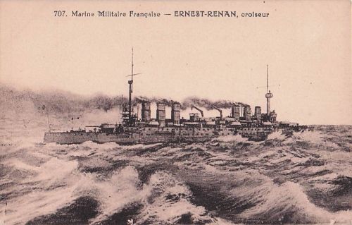 707. Marine Militaire Française - ERNEST-RENAN, croiseur