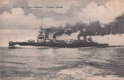 2603 Le Léon Gambetta", Croiseur cuirassé