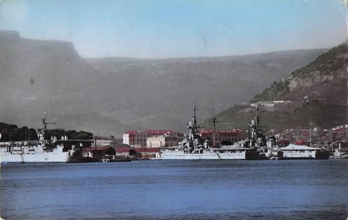 Vichy-Flotte im Hafen von Toulon am 27. November 1942.