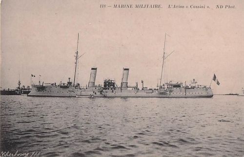 118- MARINE MILITAIRE. L'Aviso « Cassini ». ND Phot.