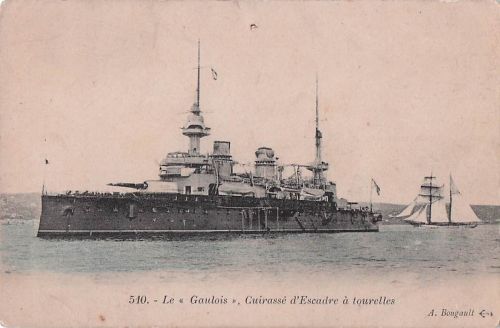 510. Le « Gaulois », Cuirassé d'Escadre à tourelles