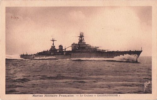 Marine Militaire Française. Le Croiseur « GALISSONNIERE