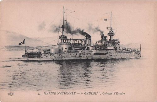 4. MARINE NATIONALE - "GAULOIS", Cuirassé d'Escadre