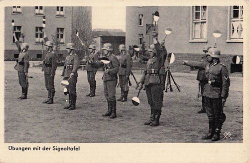 Übungen mit der Signaltafel