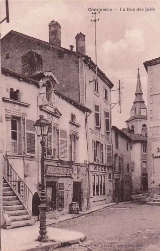 JUDAICA, COMMERCY, RUE DES JUIFS, Vintage Postcard