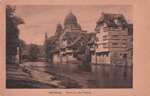 Nürnberg Insel Schütt mit Synagoge