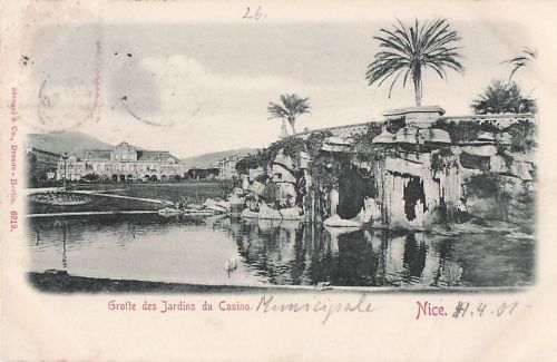 Ansichtskarte Nice Alpes Maritimes Le Casino Municipal et la Grotte du Jardin Public Kat. Nice