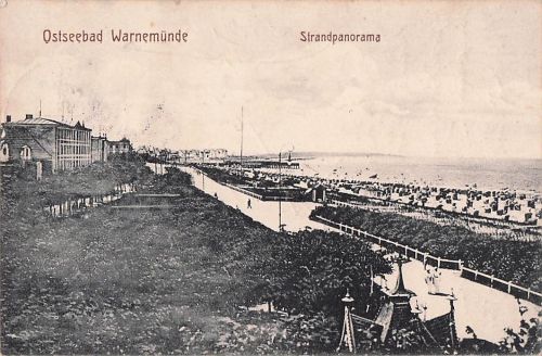 Ostseebad Warnemünde Strandpanorama